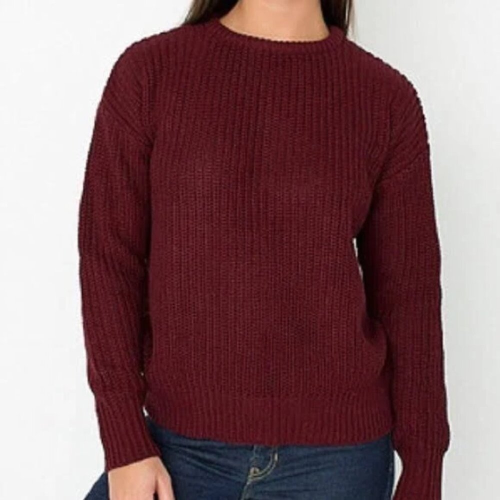 American apparel oversized fisherman knited pullover Hot sauce